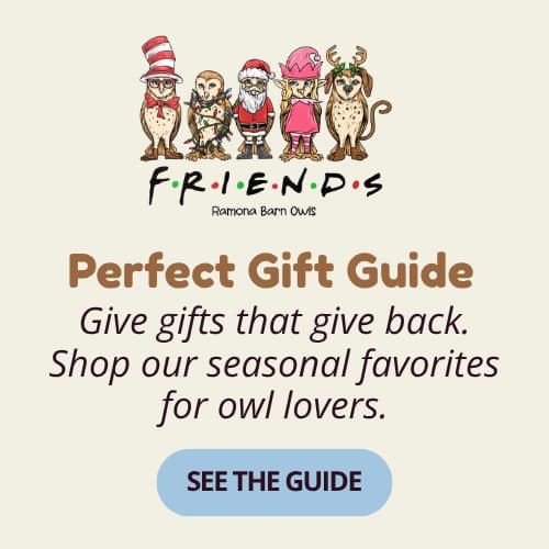 Perfect Gift Guide – Give gifts that give back. Shop our seasonal favorites for owl lovers. [See the Guide]