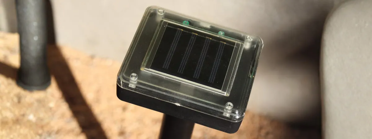 Solar-powered ultrasonic pest repeller for humane rodent deterrence